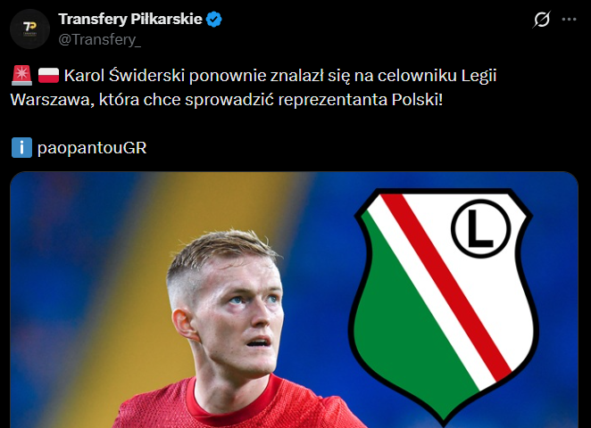 HIT! Karol Świderski na celowniku klubu z EKSTRAKLASY!